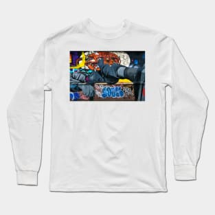 Street Art Graffiti Digbeth Birmingham UK Long Sleeve T-Shirt